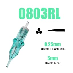 Dragonhawk Body Art Permanent Makeup Tattoo Cartridge Needles Alpah Series Disposable RL/RM/RS/M for Tattoo Machine Gun Supply