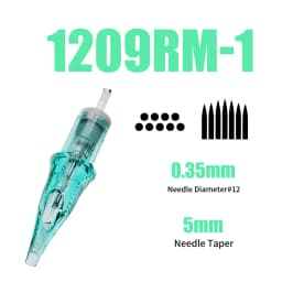 Dragonhawk Body Art Permanent Makeup Tattoo Cartridge Needles Alpah Series Disposable RL/RM/RS/M for Tattoo Machine Gun Supply