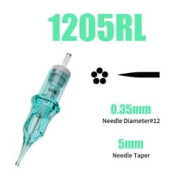 Dragonhawk Body Art Permanent Makeup Tattoo Cartridge Needles Alpah Series Disposable RL/RM/RS/M for Tattoo Machine Gun Supply