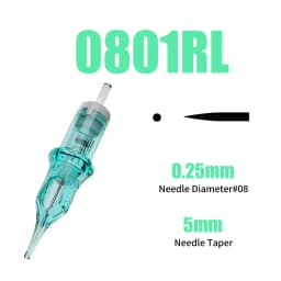 Dragonhawk Body Art Permanent Makeup Tattoo Cartridge Needles Alpah Series Disposable RL/RM/RS/M for Tattoo Machine Gun Supply