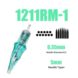 Dragonhawk Body Art Permanent Makeup Tattoo Cartridge Needles Alpah Series Disposable RL/RM/RS/M for Tattoo Machine Gun Supply