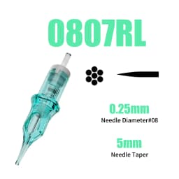 Dragonhawk Body Art Permanent Makeup Tattoo Cartridge Needles Alpah Series Disposable RL/RM/RS/M for Tattoo Machine Gun Supply
