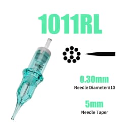 Dragonhawk Body Art Permanent Makeup Tattoo Cartridge Needles Alpah Series Disposable RL/RM/RS/M for Tattoo Machine Gun Supply