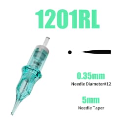 Dragonhawk Body Art Permanent Makeup Tattoo Cartridge Needles Alpah Series Disposable RL/RM/RS/M for Tattoo Machine Gun Supply