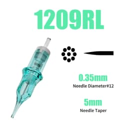 Dragonhawk Body Art Permanent Makeup Tattoo Cartridge Needles Alpah Series Disposable RL/RM/RS/M for Tattoo Machine Gun Supply