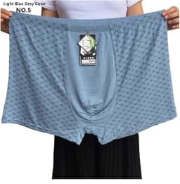 Plus Size 9XL Underwear Men Boxer Para Boxershorts 11XL Shorts Male Bamboo Fiber Loose Soft Large Oversized Modal Underpants