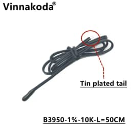 1PCS NTC Thermistor Temperature Sensor B3950 10K 1% Air Probe Air Conditioning Probe 20/35/50CM 1/2M