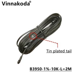 1PCS NTC Thermistor Temperature Sensor B3950 10K 1% Air Probe Air Conditioning Probe 20/35/50CM 1/2M