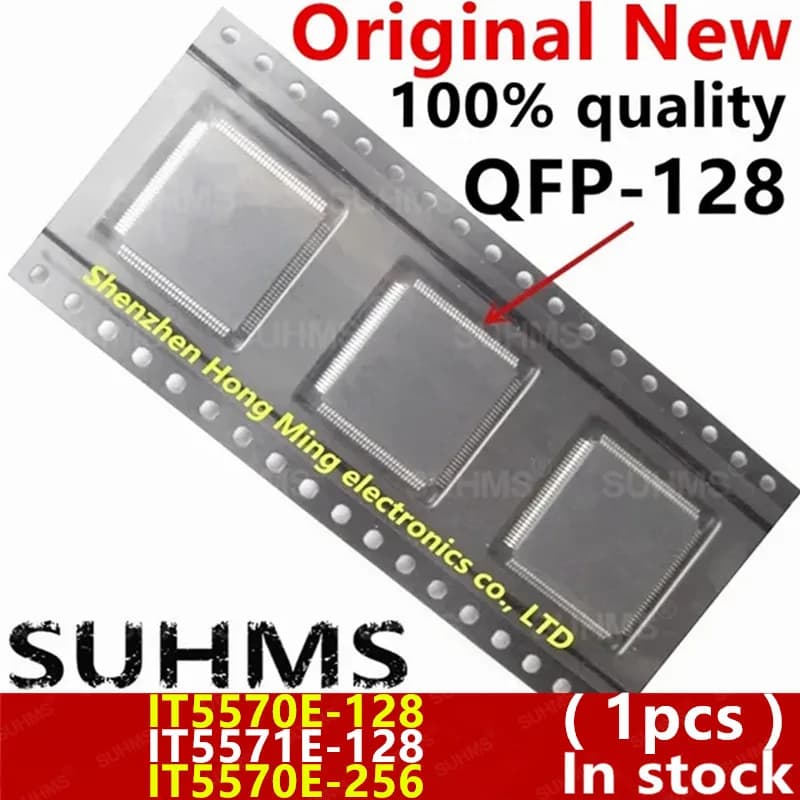(1piece)100% New IT5570E-128 IT5571E-128 IT5570E-256 CXA CXS QFP-128 Chipset