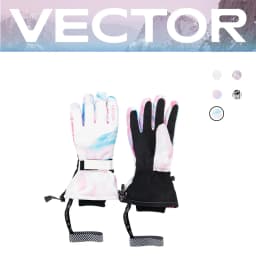 Extra Thick Men Women 2-IN-1 Mittens Ski Gloves Snowboard Snow Winter Sports Warm Waterproof Windproof Skiing Faux Leather Plam