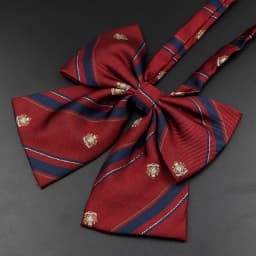 School Uniform Bow Tie Set For Boys Girls Polyester Plaid Striped British Slim Necktie Bowtie Party Student Children Accessories