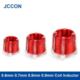 0.6mm 0.7mm 0.8mm 0.9mm Coil Inductor Speaker Crossover Inductor Coil Oxygen-Free Copper Frequency Divider Air-core Hollow Core