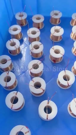 0.6mm 0.7mm 0.8mm 0.9mm Coil Inductor Speaker Crossover Inductor Coil Oxygen-Free Copper Frequency Divider Air-core Hollow Core