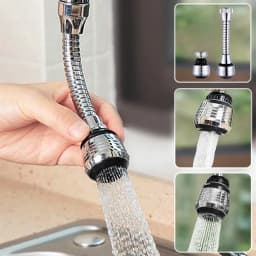 Kitchen Faucet Nozzle Extender Sink Water Tap Nozzle Filter Bubbler Faucet Aerator Attachment Home Bathroom Toilet Accessories