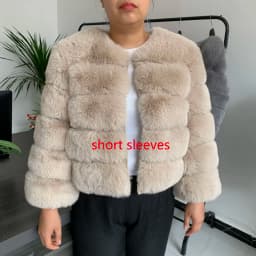 Women's Fashion Faux Fur Coat Super Hot Autumn Winter Women Short Faux Fox Fur Fluffy Jacket High Quality 7XL Ladies Furry Coats