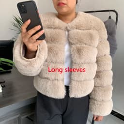 Women's Fashion Faux Fur Coat Super Hot Autumn Winter Women Short Faux Fox Fur Fluffy Jacket High Quality 7XL Ladies Furry Coats