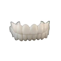 Latest Snap on Smile Dental Upper Lower Fake Teeth Cover Perfect Bright Veneers Comfort Fit Flex Dentures Braces Whitening