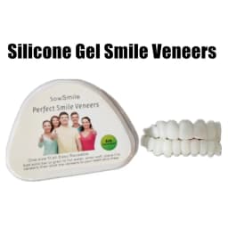 Latest Snap on Smile Dental Upper Lower Fake Teeth Cover Perfect Bright Veneers Comfort Fit Flex Dentures Braces Whitening
