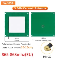 UHF RFID Circular Ceramic Antenna Use for Access Control UHF RFID Reader Small Antenna with SMA MMCX TNC for UHF RFID Reader