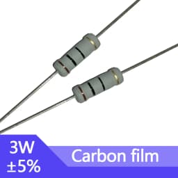 10pcs 3W Carbon Film 0.1 0.12 0.15 0.18 0.22 0.25 0.27 0.33 0.39 Ohm R Metal Oxide Film Resistor 5% 0.1R 0.15R 0.22R 0.1R-1M