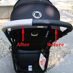 Baby Stroller Handle Cover For Bugaboo Butterfly Pu Protective Case Handle Pram Strollers Accessories