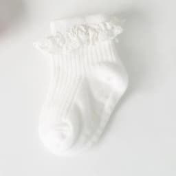 4Pair/lot new baby children's non-slip autumn winter cotton socks solid color baby foot socks