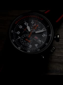 MINI FOCUS Military Sport Quartz Watch for Men Blue Silicone Strap Chronograph Luminous Wristwatch with Date Waterproof 0379