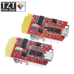 1/3PCS DC 3.7V 5V 5W Digital Audio Amplifie Board Double Plate DIY Bluetooth-5.0 Speaker Sound Music Module Type-c/Micro USB