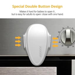 EUDEMON 1PC Kids Safety Oven Door Stopper Oven Door Lock with New Design for Baby Prevent Baby from Playing with Oven Doors