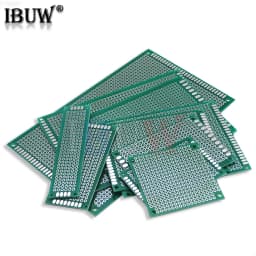 Single Side Prototype PCB Board 2X8 3X7 4X6 5X5 5X7 6X8 7X9 7X10 8X12 9X10 9X15 CM Universal Printed Circuit Board For Arduino