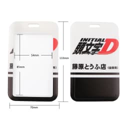 ER1866 Initial D Bank Credit Card Holder Wallet Bus ID Name Racer Card Holder Business Card Holder Jewelry