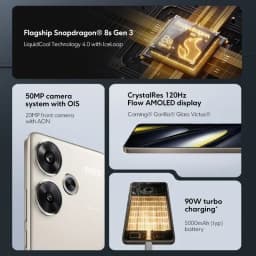 Global Version POCO F6 Smartphone Global Version Snapdragon®8s Gen 3 NFC 120Hz Flow AMOLED 90W Turbo Charging 5000mAh Battery
