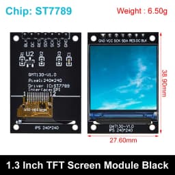 TFT Display 0.96/1.3/1.44/1.8/2.4/2.8/3.5 Inch TFT Full Color Screen LCD Module ST7735 ILI9341 Driver Interface SPI for Arduino