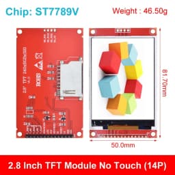 TFT Display 0.96/1.3/1.44/1.8/2.4/2.8/3.5 Inch TFT Full Color Screen LCD Module ST7735 ILI9341 Driver Interface SPI for Arduino
