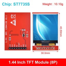 TFT Display 0.96/1.3/1.44/1.8/2.4/2.8/3.5 Inch TFT Full Color Screen LCD Module ST7735 ILI9341 Driver Interface SPI for Arduino