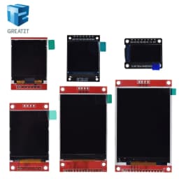 TFT Display 0.96/1.3/1.44/1.8/2.4/2.8/3.5 Inch TFT Full Color Screen LCD Module ST7735 ILI9341 Driver Interface SPI for Arduino