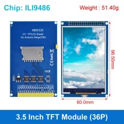 TFT Display 0.96/1.3/1.44/1.8/2.4/2.8/3.5 Inch TFT Full Color Screen LCD Module ST7735 ILI9341 Driver Interface SPI for Arduino