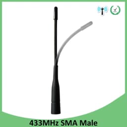 Eoth Whip 433MHz Antenna 16cm SMA Male Connector Walkie Talkie Antenna 433 MHz Directional IoT Waterproof Antene for Wireless