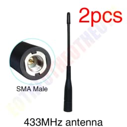 Eoth Whip 433MHz Antenna 16cm SMA Male Connector Walkie Talkie Antenna 433 MHz Directional IoT Waterproof Antene for Wireless