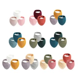 3PCS/5PCS Muslin Bibs Baby Face Towel Wash Cloth Drooling Bibs Toddlers Neck Scarf Baby Stuff Dropshipping