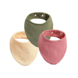3PCS/5PCS Muslin Bibs Baby Face Towel Wash Cloth Drooling Bibs Toddlers Neck Scarf Baby Stuff Dropshipping