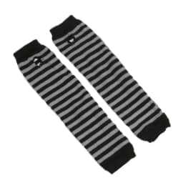 Fashion Women Emo Gloves Lady Striped Elbow Gloves Warmer Knitted Long Fingerless Gloves Elbow Mittens Christmas Acces Gifts