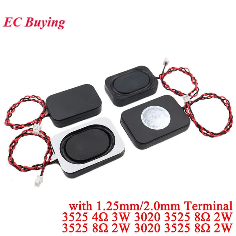 2Pcs/1pc 3525 2030 4 Ohm 3W 8 Ohm 2W Speaker 2535 3020 Cavity 4Ω 8Ω 2 3 Watt BOX Bluetooth-compatible Speaker Notebook Compute