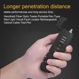 Handheld Optical Power Meter 5-30MW Fiber Optic Tester Pen VFL Red Light Optical Fiber Optic 5-30km Visual Fault Locator