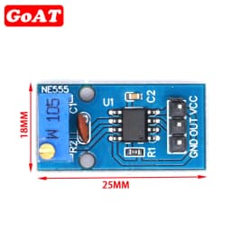 1PCS NE555 pulse frequency, duty cycle adjustable module,square/rectangular wave signal generator,stepping motor driver