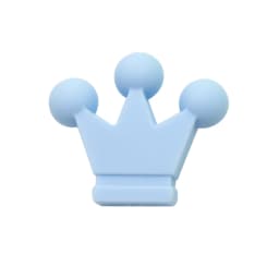 Cute-Idea 10PCs Silicone Crown Beads Baby Teething Chewable Teether DIY Baby Pacifier Chain chew Toys Accessories Baby Products