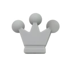 Cute-Idea 10PCs Silicone Crown Beads Baby Teething Chewable Teether DIY Baby Pacifier Chain chew Toys Accessories Baby Products