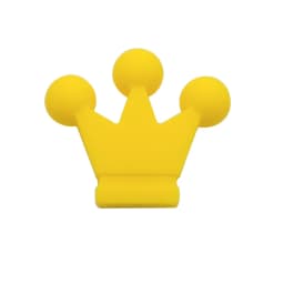 Cute-Idea 10PCs Silicone Crown Beads Baby Teething Chewable Teether DIY Baby Pacifier Chain chew Toys Accessories Baby Products