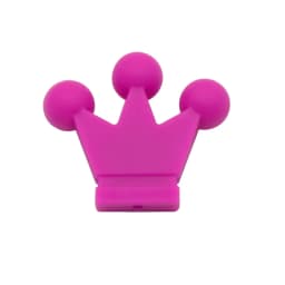 Cute-Idea 10PCs Silicone Crown Beads Baby Teething Chewable Teether DIY Baby Pacifier Chain chew Toys Accessories Baby Products
