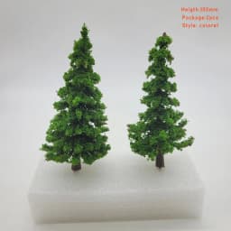 1:87 Scale Model Pine Trees Cedar Landscape Miniature Train Railway Layout Scenery Dioramas Diy Window Christmas Day Decoration